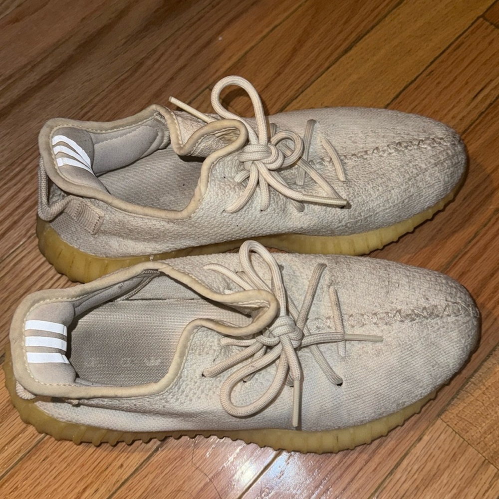YEEZY white sneakers